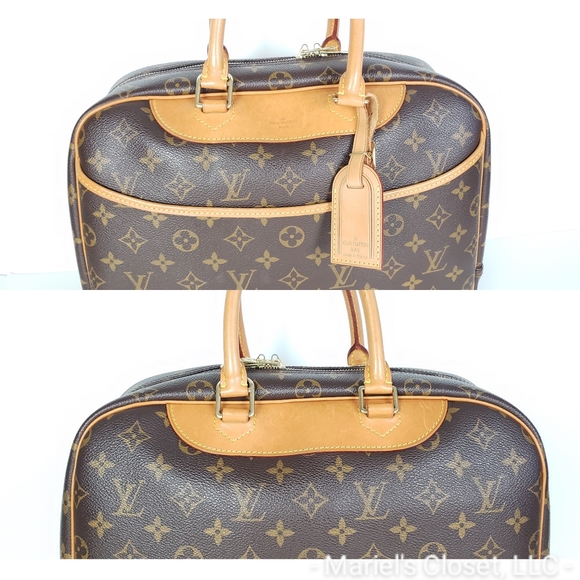 Authentic Louis Vuitton Deauville Handbag  #2782M - Picture 6 of 10